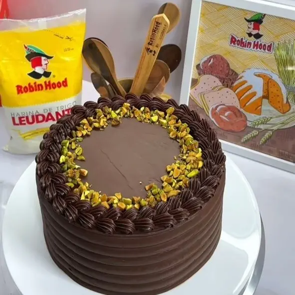 Torta de pistacho al estilo Dubái